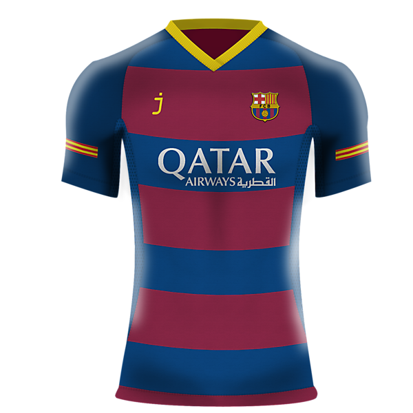 FC Barcelona home kit by J-sports