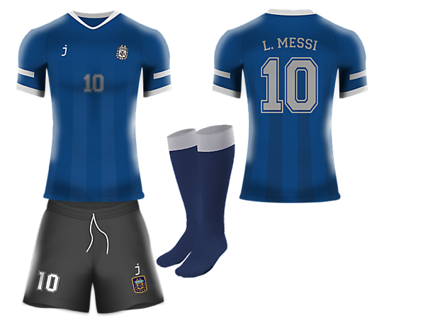 Argentina away kit by J-sports