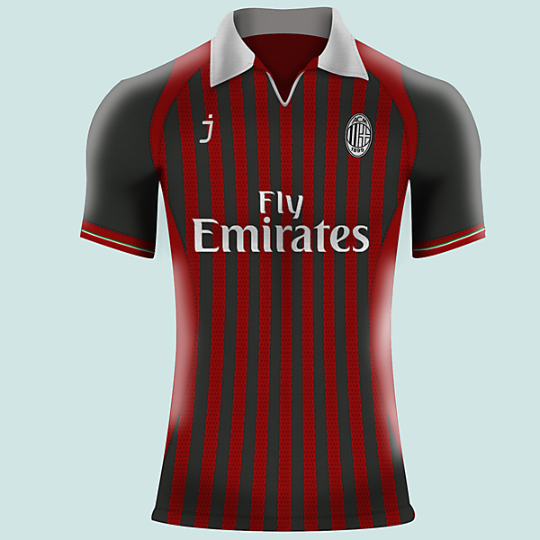 AC Milan home jersey by J-sports