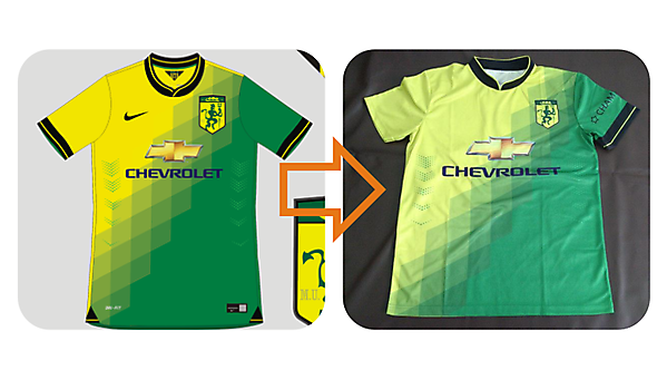 Manchester United/Newton Heath shirt comes to the real world