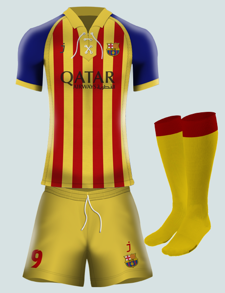 FC Barcelona third kit by J-sports