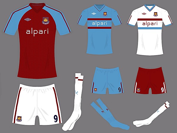West Ham kits