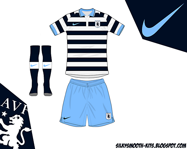 Aston Villa fantasy away Nike - old design remade