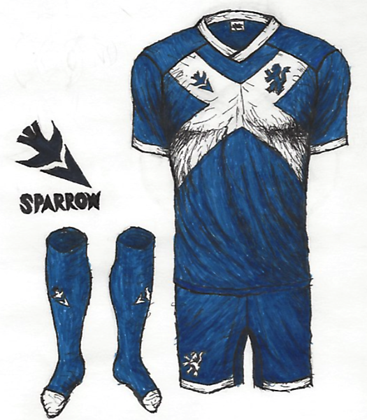 Scotland Home Kit (Inspired by Irving Perceni)