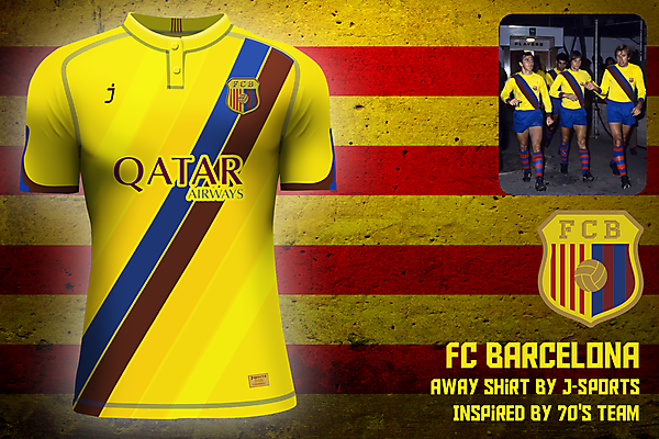 FC Barcelona away jersey (redo)