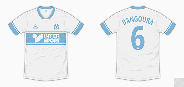 Marseille Home Kit - Le Coq Sportif