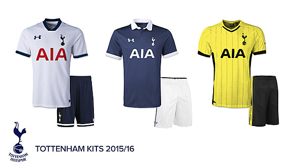 Tottenham Hotspur 2015/2016 Kits