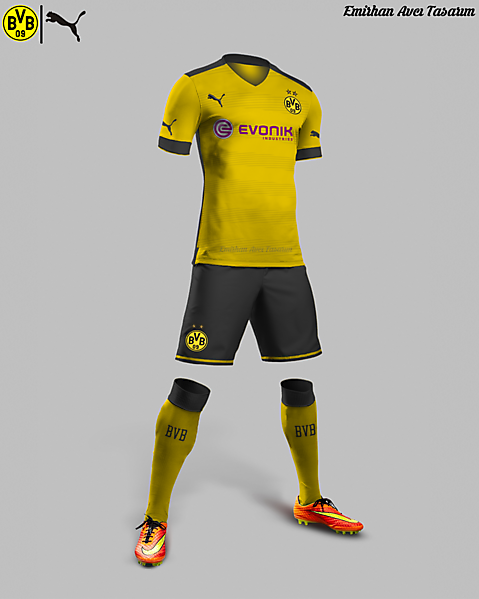Borussia Dortmund 15/16 Home Kit Design