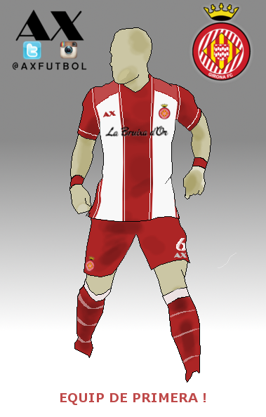 Girona FC home kit