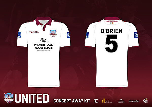 Galway United Away Kit - Macron