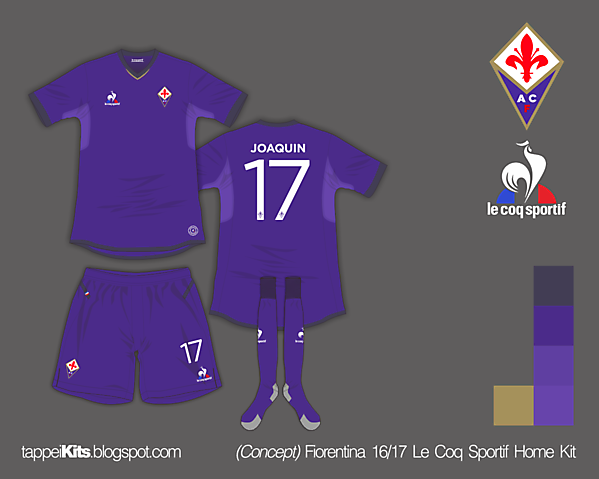 Fiorentina 16/17 Home Kit