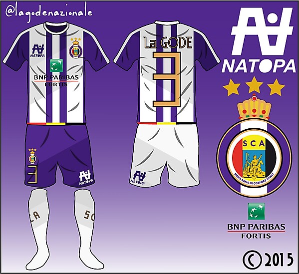 SC Anderlecht Fantasy Kit and Logo Design