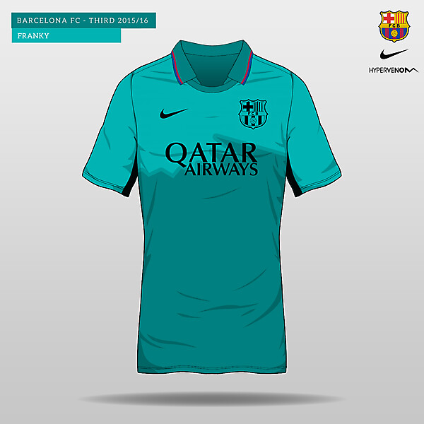 Barcelona Third Kit 2015/16 Hypervenom II Finish