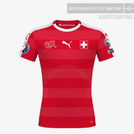 Switzerland UEFA EURO 2016™ Home Shirt