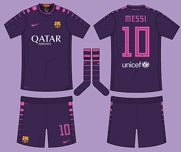 FC Barcelona 2016-17 Away Kit