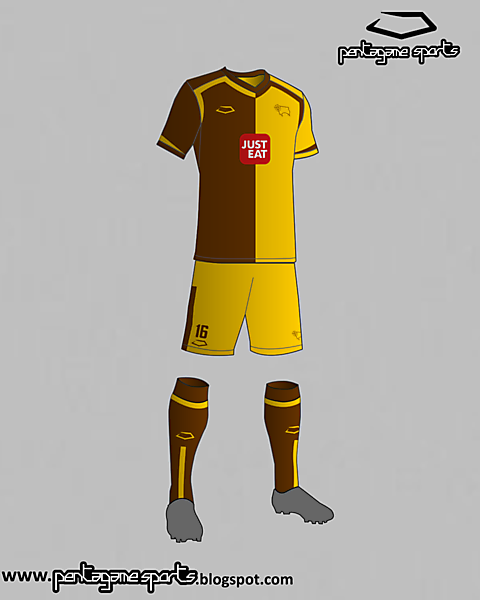 Derby County (England) Away Kit 2016