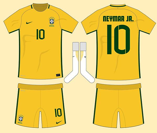 Brazil 2016-17 Home Kit (based on leaks)