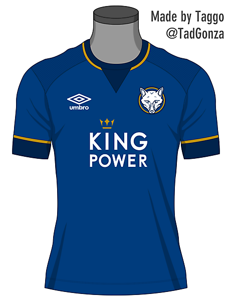 Leicester City Home Kit -With Umbro-