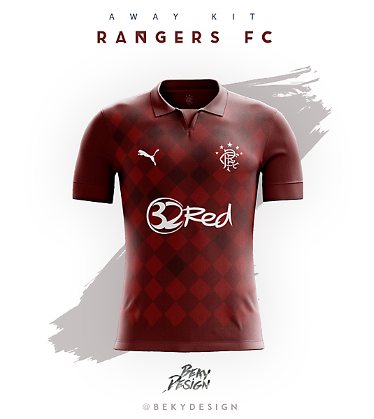 Rangers FC 16/17 Away Concept