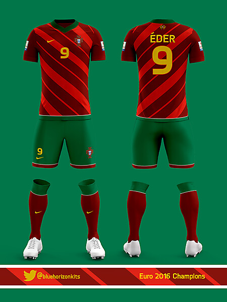 2017 Confed Cup Portugal Home Kit
