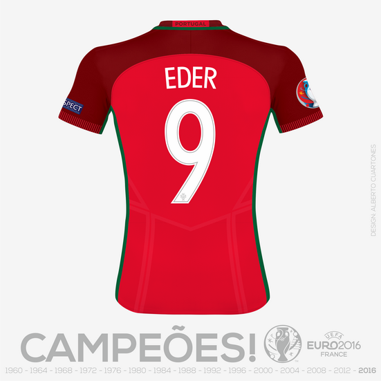 Portugal UEFA EURO 2016™ Eder printing