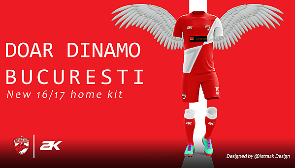 Dinamo Bucharest - Home kit// Romanian Derby + Youtube video