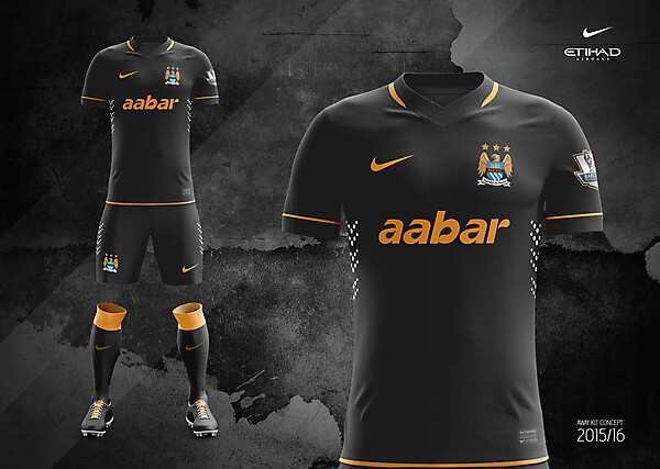 Man City Away Kit 15/16