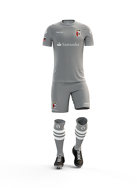 Braga F.C. Third Kit for 2017/18 Season with Macron