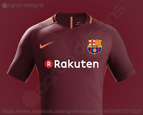 Nike Fc Barcelona 2017-18 Third Kit Based On Leaked Images