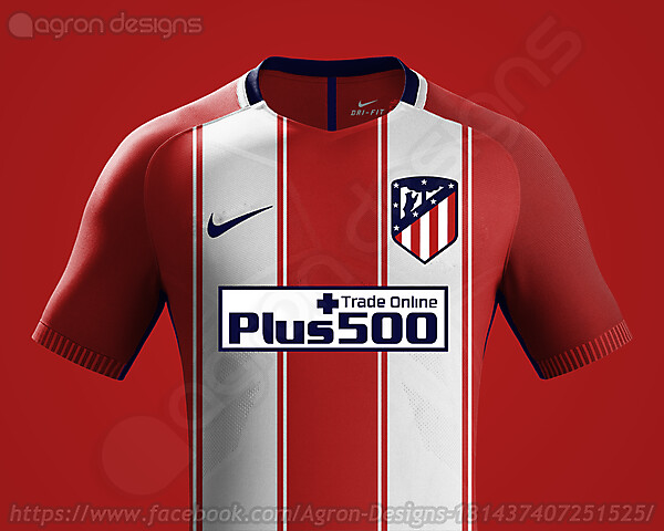 Nike Atlético Madrid 2017-18 Home Kit Prediction