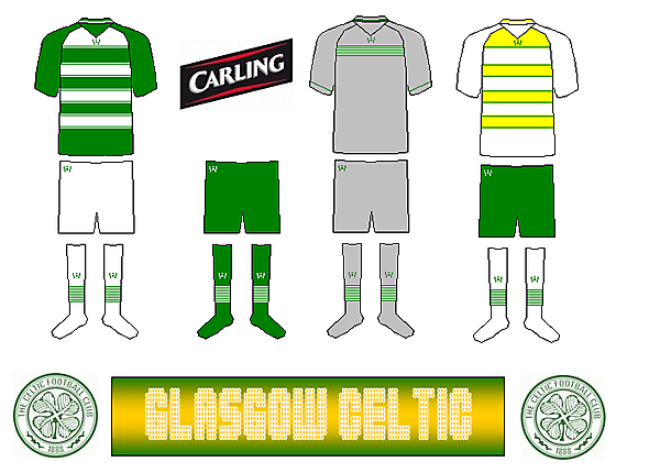 Celtic 2010/11 Kits