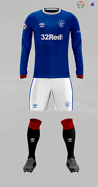 Glasgow Rangers x Umbro Concept Home Kit 