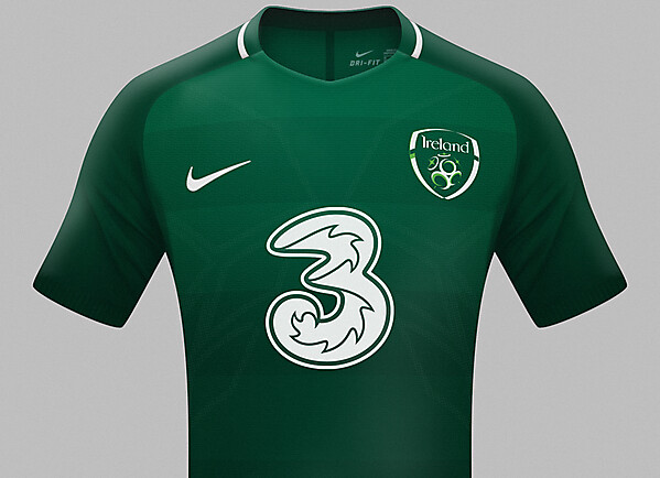 Republic of Ireland Nike home jersey