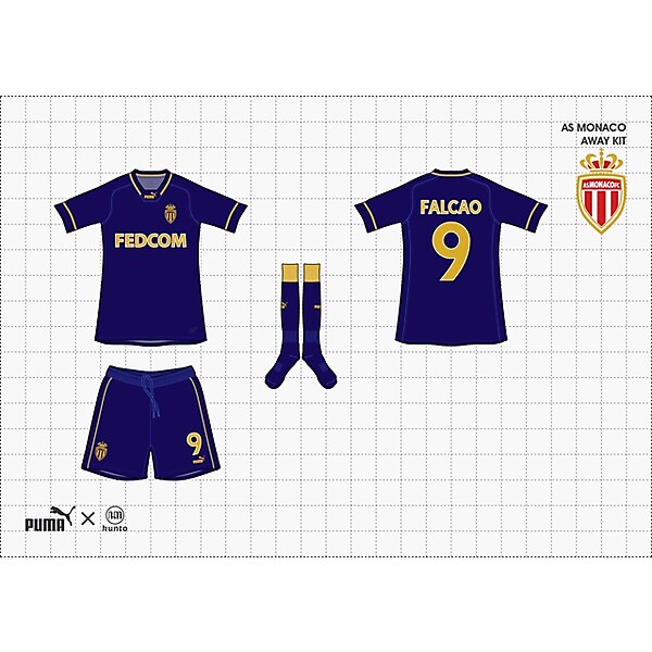 (puma x kunto) as monaco away kit