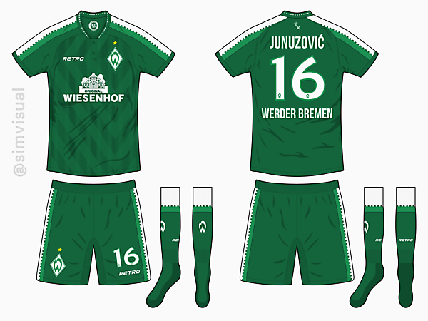 Werder Bremen x Retro - Home Kit