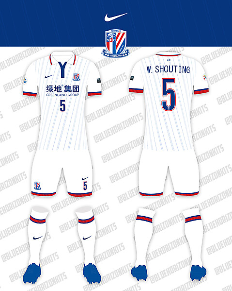 Shanghai Shenhua FC Away Kit (ACL Version)