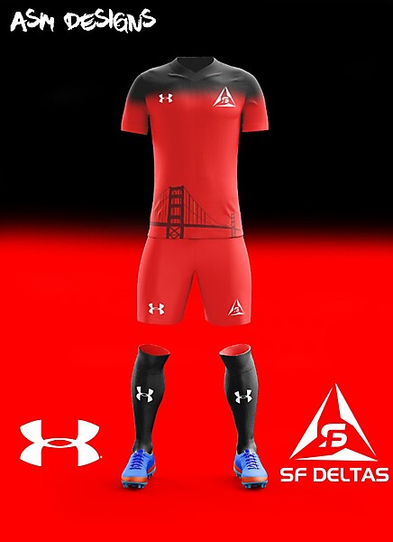 San Francisco Deltas 2018 Under Armour Home Kit