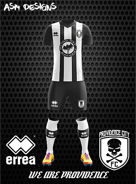Providence City F.C. Errea 2018 Home Kit