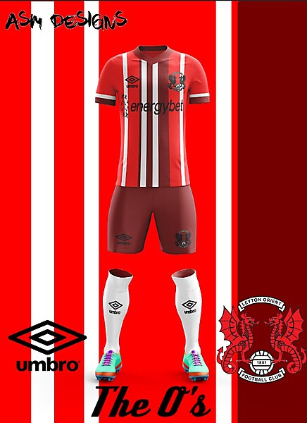 Leyton Orient F.C. Umbro 2018 Home KIt