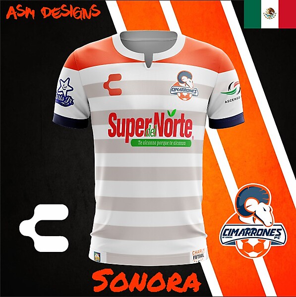 Cimarrones de Sonora Charly 2018 Away Kit