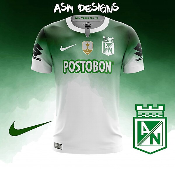 Atlético Nacional Nike 2018 Home Kit