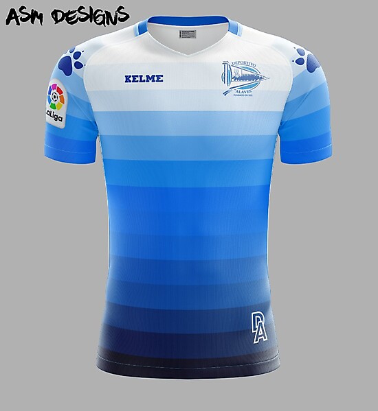 Deportivo Alavés Kelme 2018 Home Kit