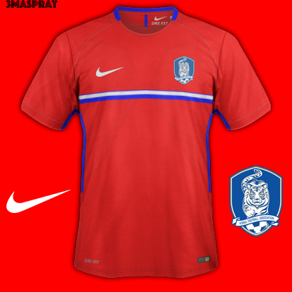 South Korea World Cup Home Kit