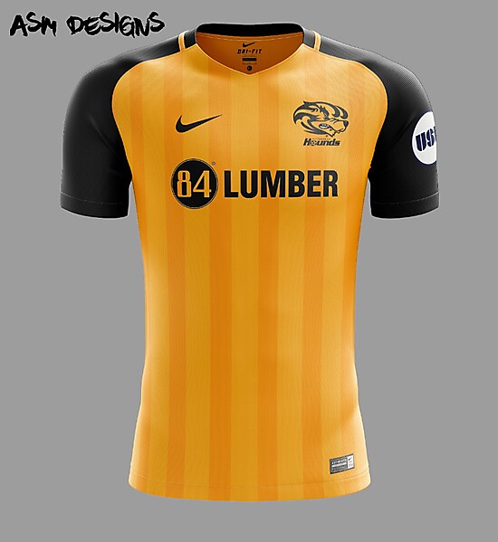 Pittsburgh Riverhounds 2018 Nike Home kit