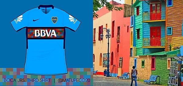 Boca Jrs. Third shirt - "Caminito"