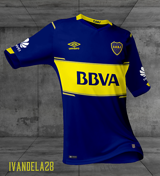 Boca Jrs Home Kit Umbro
