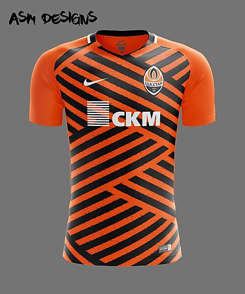 Shakhtar Donetsk Nike 2018 Home Kit