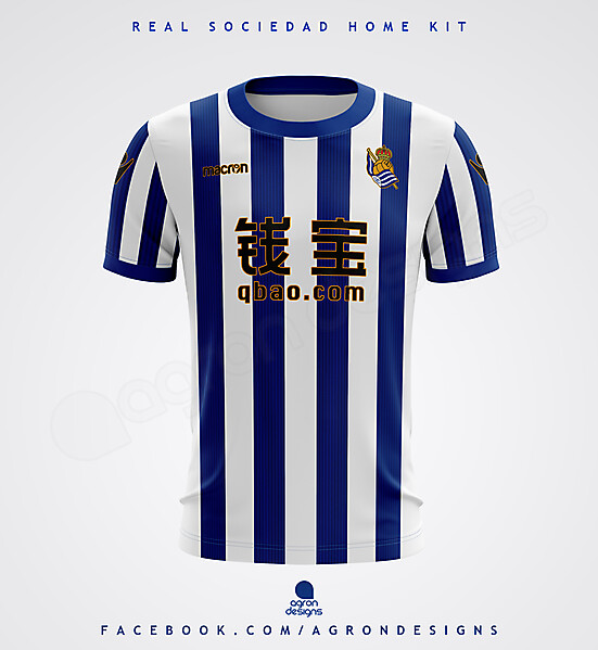 MACRON REAL SOCIEDAD HOME KIT CONCEPT
