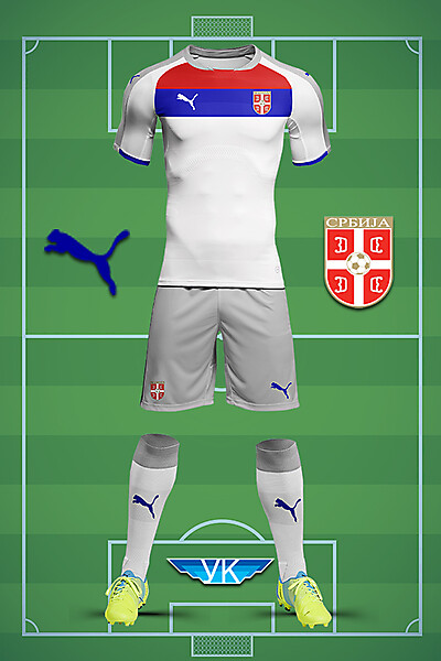 Serbia Puma Away Kit