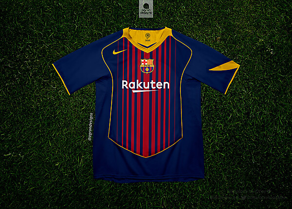 FC BARCELONA HOME KIT 2017-18 (T90 TEMPLATE)